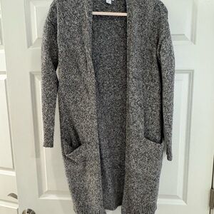 Old Navy Heather Gray Cardigan Sweater